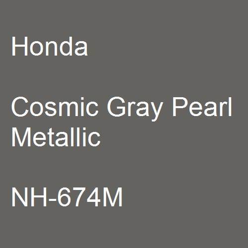 Honda, Cosmic Gray Pearl Metallic, NH-674M.